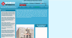 Desktop Screenshot of biomedlifesciences.com